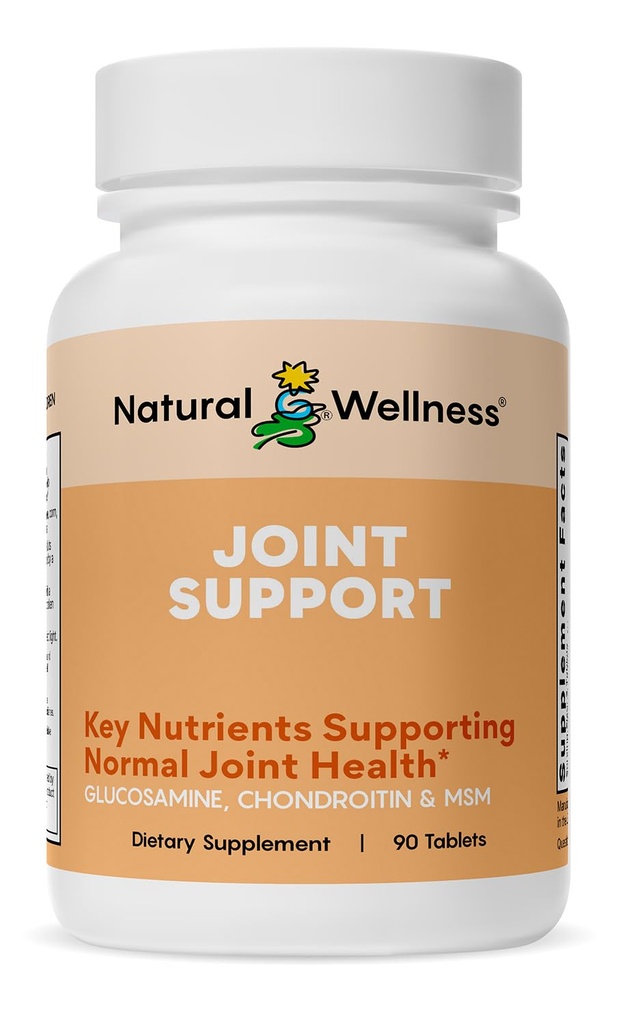 Wellness naturale Glucosamine Chondroitin cu MSM și Supliment Turmeric 
