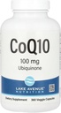 Lake Avenue CoQ10 Nutriţie - Suplimentul Ubichinonă - Promovează activitatea antioxidantă - Gluten gratuit, non-GMO - 100 mg - 360 Capsule vegetale