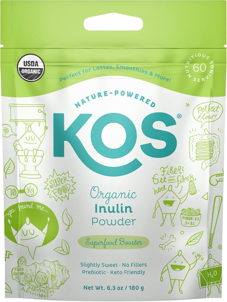 Pulbere organică de inulină KOS
