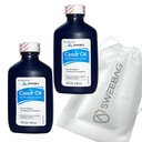 SWAN Castor Oil USP 100% Stimulant Laxativ pentru Relief de constipație ocazională 4 Fl Oz (Pachet de 2) Plus sac puternic și impermeabil