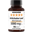 MONOHERB Extract de frunze de Anghinare 1000 mg - 90 capsule vegetariene