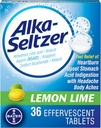 Alka-Seltzer Lemon Lime 36 Efervescent Tablets (Pachet de 2)