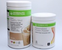 HERBALIFE (Duo) Formula 1 Shake Mix nutriţional de masă (Cafe Latte) cu pulbere de proteine personalizată