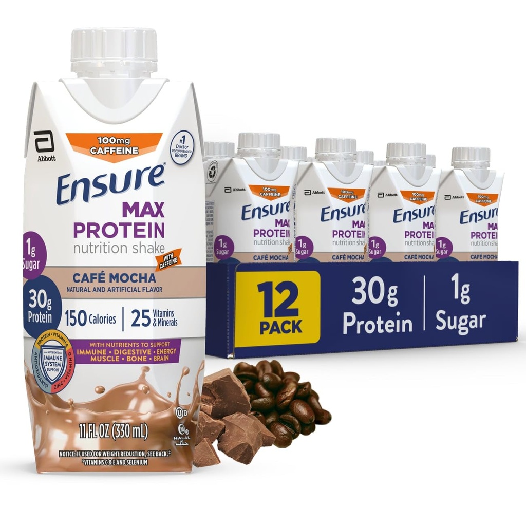 Asiguraţi-vă Max Proteine Cafe Mocha Nutriţie Shake 