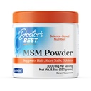 Medici Cel mai bun MSM pulbere, Suporturi păr, piele, unghii, & articulații, Non-GMO, Gluten gratuit, Soy gratuit, Vegan Net Wt. 8.8 oz (250 Grams)