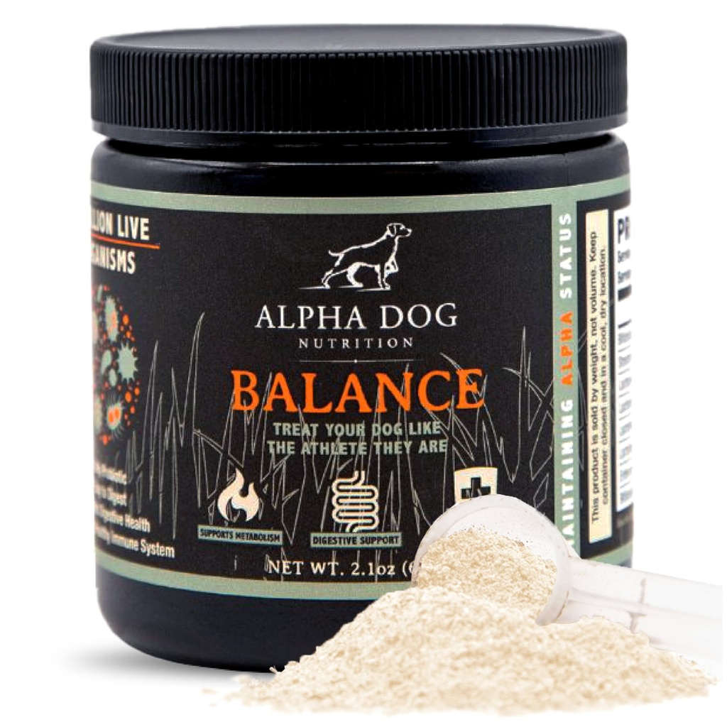 Balance Probiotic Blend pentru câini de Alpha Dog Nutriție