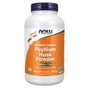 Suplimente alimentare, Psyllium Husk Powder, Certified Organic, non-GMO Project Verified, Soluble Fiber, 12-Ounce