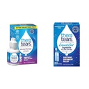 TheraTears Dry Eye Terapie Lubricarea picăturilor oftalmice pentru ochi uscaţi, 1 flacon oz Twin Pack, 2 flacoane x 30 ml) & Gel lichid picături de ochi pentru ochi pentru ochi uscaţi, flacoane de unică folosinţă, 30 Conte