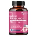 NATURĂ ŢINTĂ Probiotice femei vaginale, 100 miliarde CFU Probiotice & Prebiotice cu enzime digestive, Cranberry & D-Mannose - Sprijină pH-ul echilibru, Odor & tractul urinar Sănătate - 90 capsule