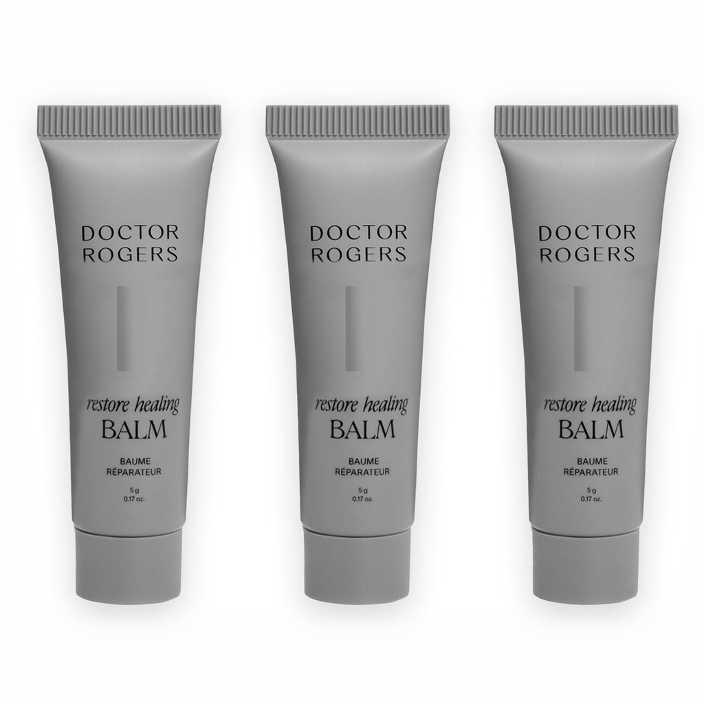 Doctorul Rogers reface Balsamul Vindecător. Multi-Purpose Vindecare Ointment & hidratare Eczema Relief Gel, Protejează & Soothes Leziuni, Sensibile & Dry Skin, 5 gram Tub (Pachet de 3)