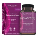 Rezervare Beauty Resveratrol 250 mg - Cel mai bun Trans-Resveratrol - Vegan Antioxidant Supliment pentru Cellular & Heart Health - SIDA imbatranire sanatoasa si sanatate imuna - 60 Capsule vegetale