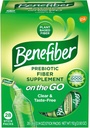 Benefiber Fiber Supplement on the Go Stick Packs for Convenent use 28 Stick Packs per cutie (1 Numai cutie)