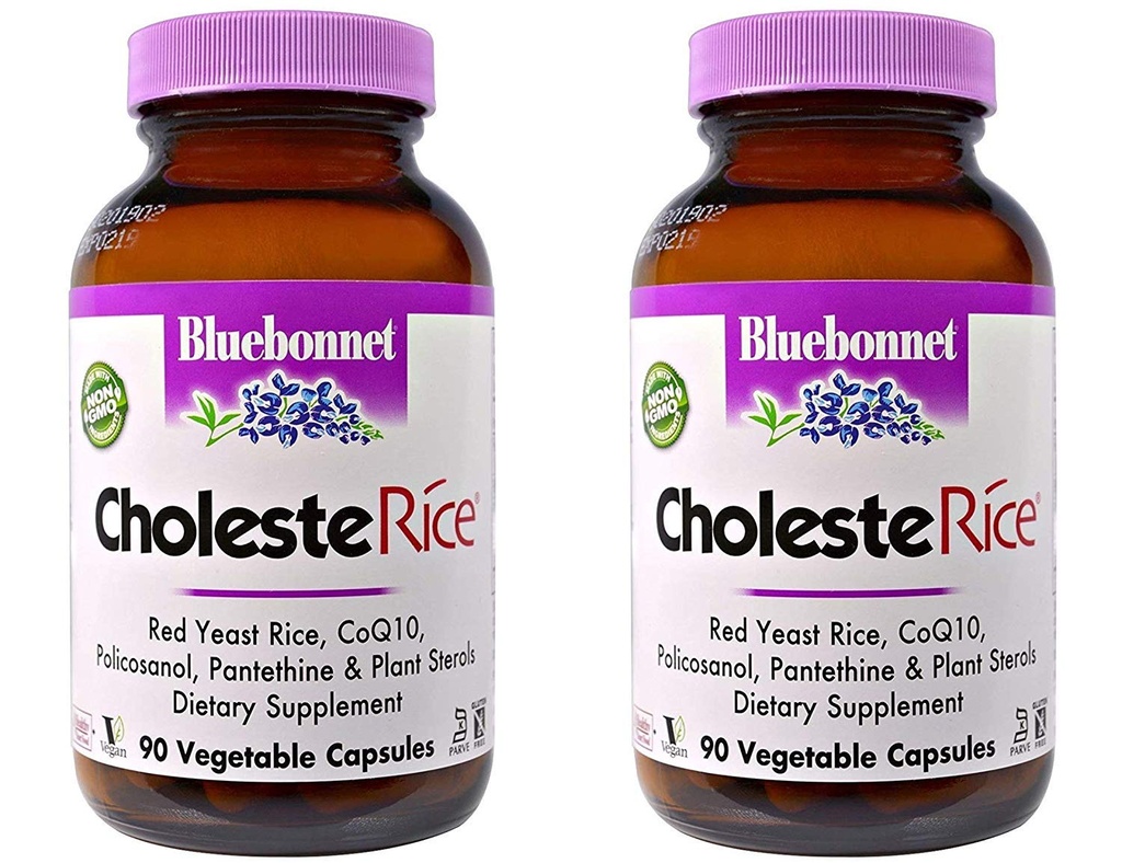 Bluebonnet Nutrition, ColesterolRice, 90 Veggie Caps - 2pc