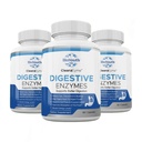 Labs Enzime naturale digestive & Supliment probiotic pentru adulți, 180 capsule - Amestec nutritiv de enzime digestive și avantaj Probiotic pentru Digestion & Digestive Health.