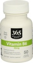 365 Prin Whole Foods Market, Vitamina B6 50Mg, 50 Conte