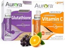 Vida Lifescience Aurora Nutrascience Mega Vitamina C & Glutatione Bundle, 64 Pachete 