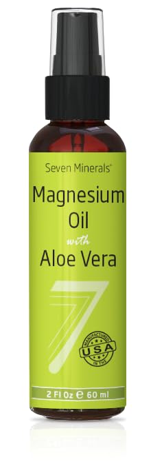 Seven Minerale Pure Magneziu Oil Spray - Pharmaceutical (USP) Grad, cea mai mare putere - Minat în SUA