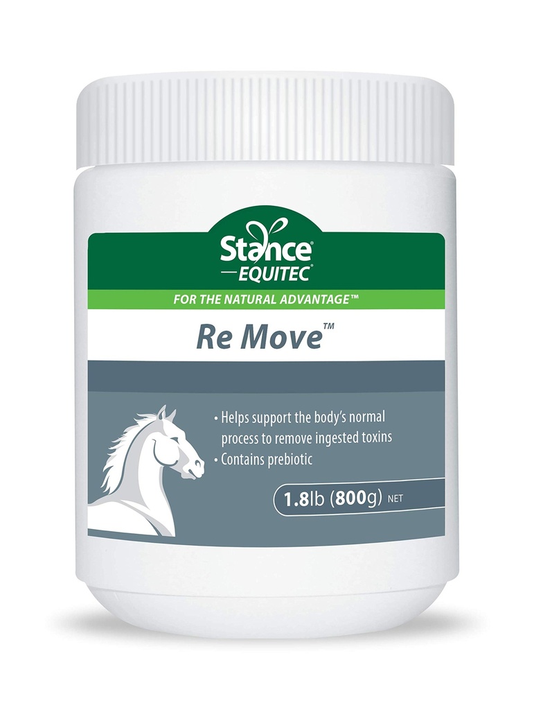 Stance Equitec Re Move - Suplimente de cai care susțin procesul normal al organismului pentru a elimina toxinele ingerate, conține probiotice - 1.5 lb