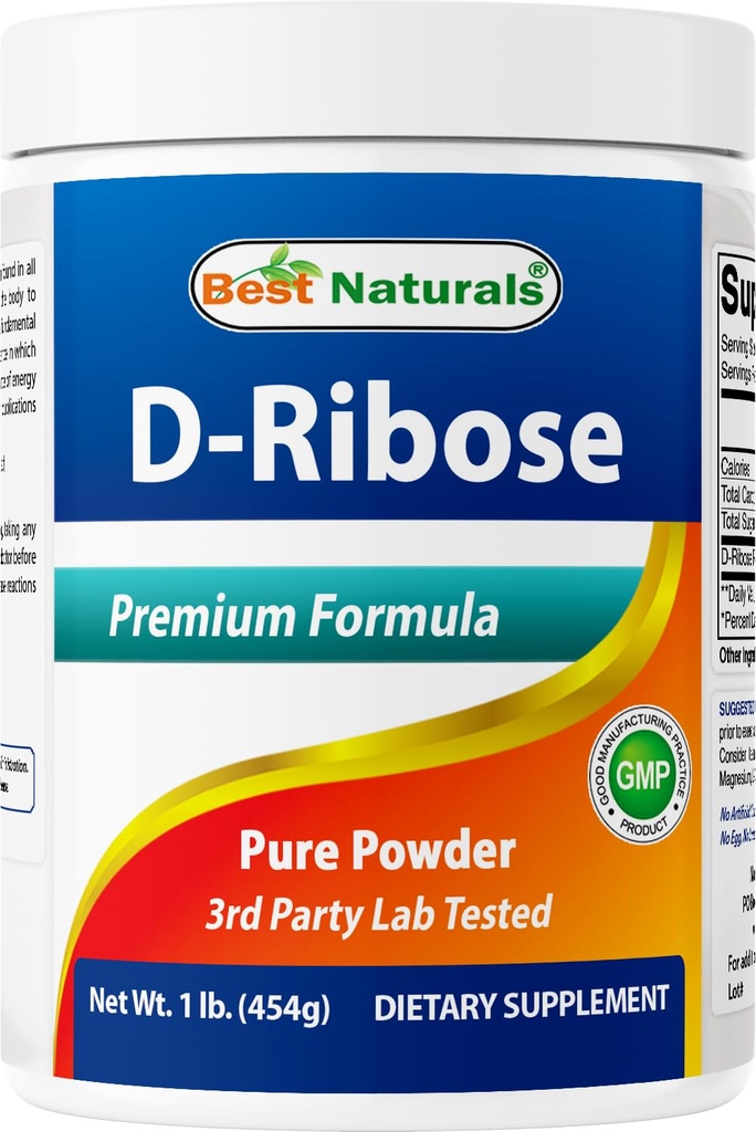 Cele mai bune naturale D-Ribuse pulbere 1 lira