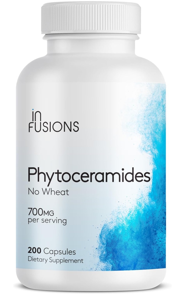 Fitoceramide 200 capsule Reparaţii cutanate Reîntinerire Suport anti-îmbătrânire Ceramide derivate de plante 700 mg Gluten fără GMO