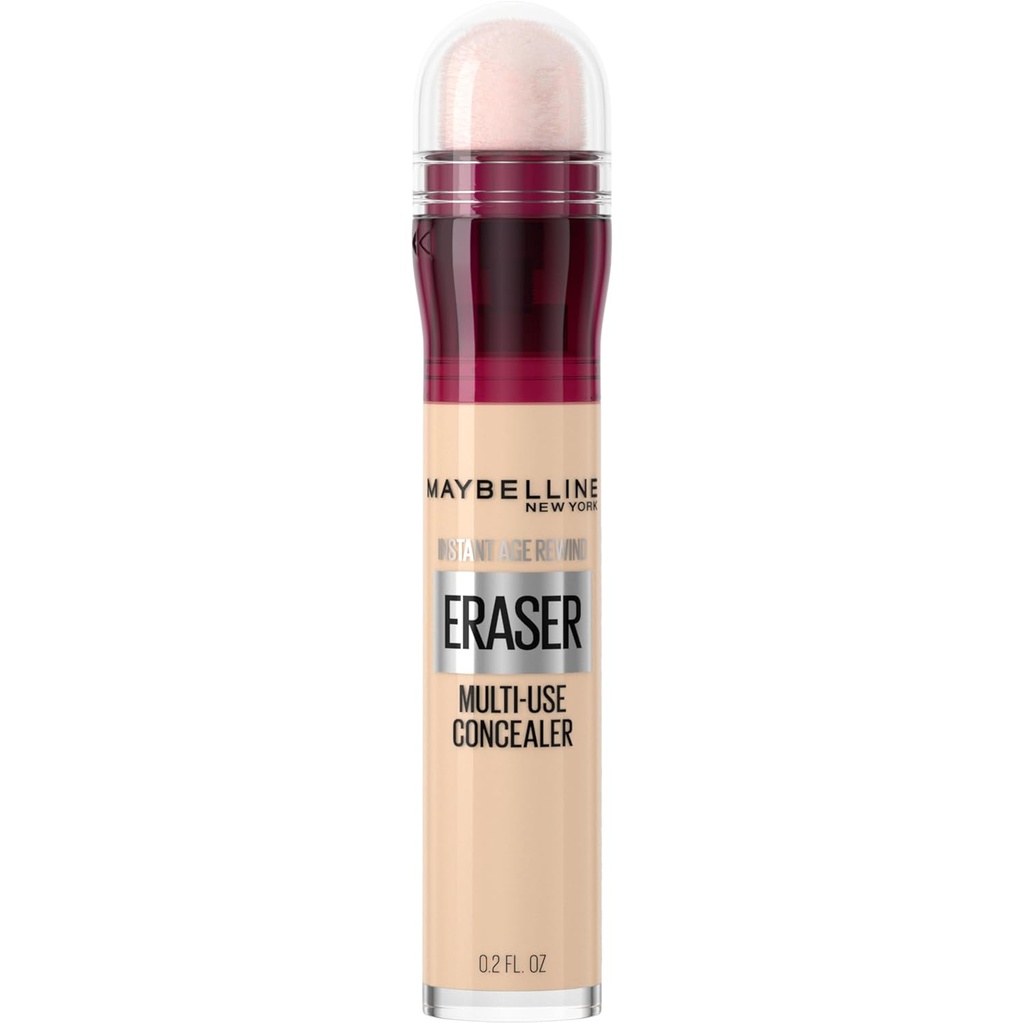 Maybelline Instant Age Rewind Eraser Dark Circles Tratament Multi-Utilizare Concealer, 100, 1 Conte (Packaging May Vary)