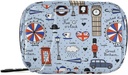 London Retro Print Pill Box 7 zile Pill Case Travel Pill Organizator sac cu Zipper Portable Weekly Vitamina Medicina Holder Pouch Bag