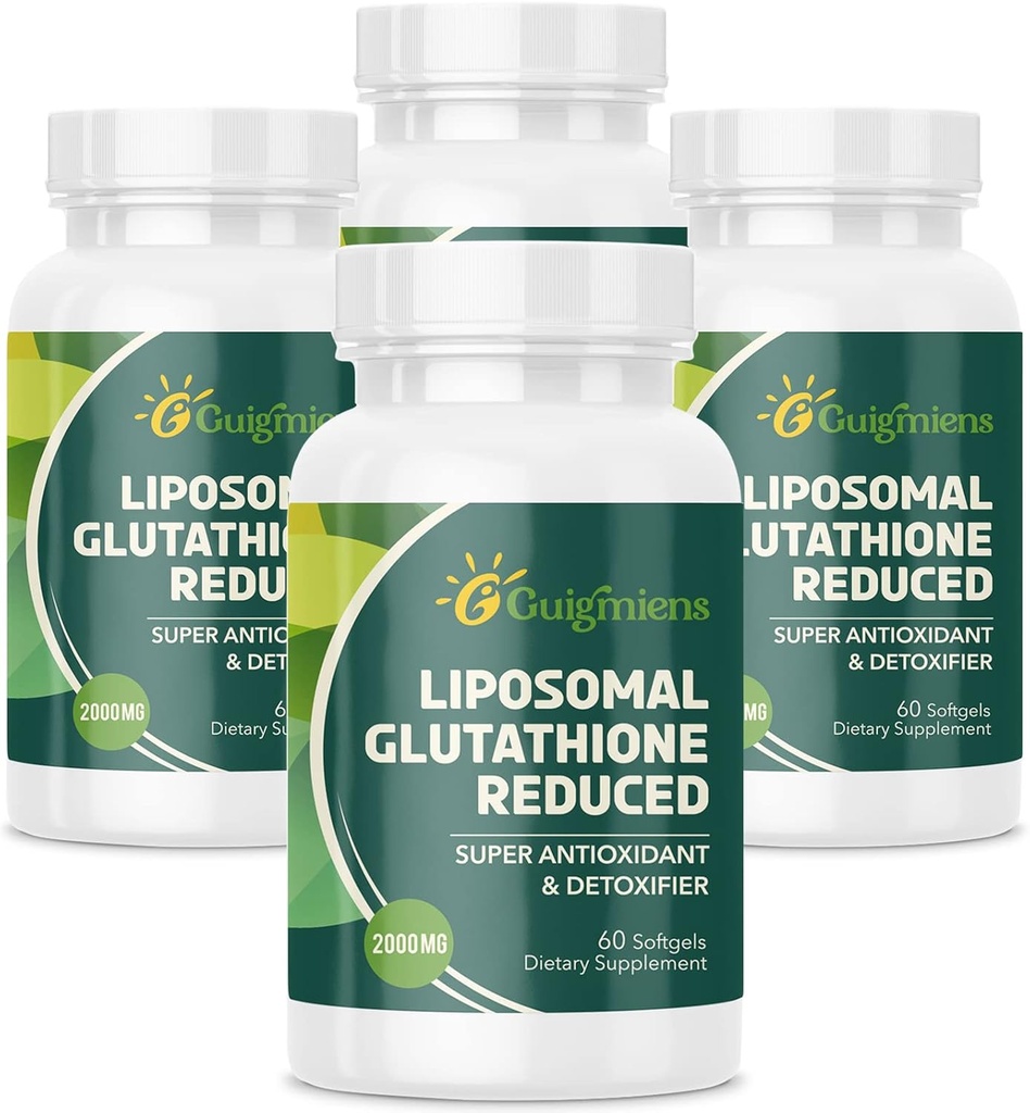 Liposomal Glutatione 2000 MG,10x O mai bună absorbţie,Glutation Supliment cu acid hialuronic + Colagen Peptide + Resveratrol,Powerful Antioxidant,Health Aging,Immune Health,240 Count