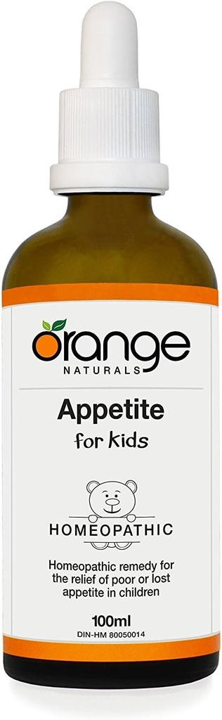 Orange Naturals Homeopathic Appetite pentru copii, 3.38 Fluid Ounce