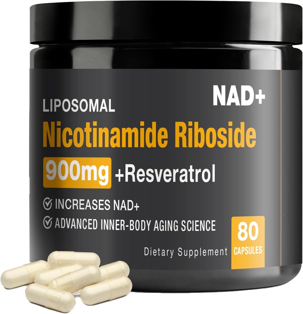 Suplimentul NAD+ - NAD+ Booster pentru adulţi 900 mg cu Nicotinamidă Ribozidă (NR) şi Resveratrol Querbetin USA-03-0911XL-141NAD