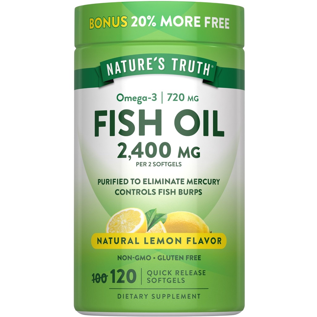 Natura's Truth Fish Oil 2400mg 