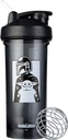 BlenderBottle Star Wars Shaker Bottle Pro Series Perfect pentru Shake-uri de proteine și antrenament pre, 28-Ounce, Mandalorian & Child