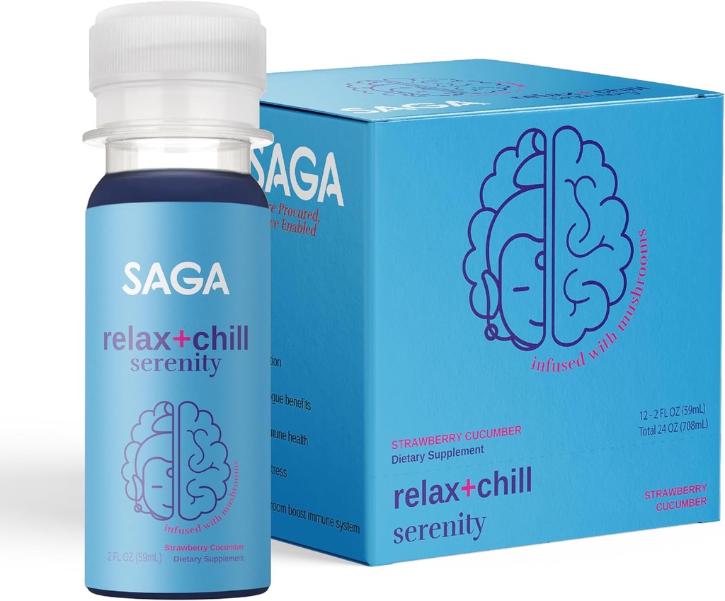 SAGA Relaxare organică Shots 