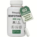 PRISTINE'S Benfotiamină 300mg mare Biodisponibilitatea Supplement de suport pentru nervi - 60 zile de aprovizionare - Suplimente de vitamina B1 solubile grăsime - Vegan - non-GMO