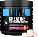 Animal Omega Omega 3 & 6 Supliment cu 30 zile ambalaj Creatine Chews tablete Punch de fructe