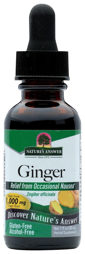 Răspunsul naturii fără alcool ghimbir rădăcină, 1-Fluid Ounce 