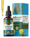 HERBAMAMA Suport Adrenal Picături lichide - Tinctură suprarenală Vegană cu rădăcină Ashwagandha & Rhodiola Extract Rosea - Extract non-GMO, supliment fără alcool și zahăr - 28 de zile de aprovizionare