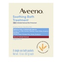 Aveeno Fragrance-Free Soothing Bath Tratamentul & Soak pentru Relief Soothing, 100% Ovaz coloidal natural, Relieves Mâncărime, Iritat Skin Datorită Eczema, 8 Pachete de baie de unică utilizare
