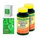 Echinacea Goldenseal Blend Supliment alimentar, 900 mg, 75 Ct Bundle cu vitamine exclusive & Minerale A la Z - mai bine Ligth &Spring Guide@ (3 elemente)