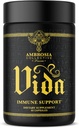 Ambrosia Vida Imunity Support, Elderberry, Vitamina C, Vitamina D și Zinc Supliment, Sistem imunitar Booster (60 capsule)