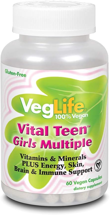 VegLife Vital Adolescente Multiple Veg Cap, 60 Conte