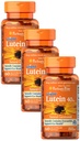 Puritan's Pride Lutein 40 Mg with Zeaxantină, Helps Support Eye Health*, Whole Bean, 60 Ct, (Pachet de 3)