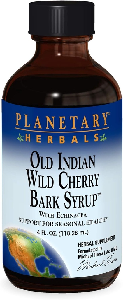 Herburi planetare Old Indian Wild Bark Syrup cu Echinacea - Natural - 4 oz