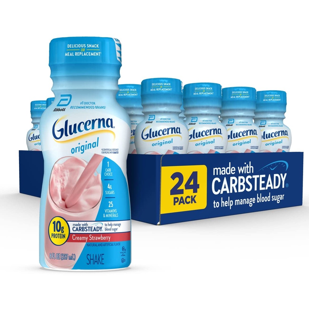 Asiguraţi-vă că Plus Nutriţie Shake 24 Pack & Glucerna Diabetic nutriţional Shake 24 Count