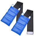 Gel Ice Cold Packs - (2-Piece Set) Soft Rece/Hot Compress, oferă dureri articulare și musculare Alleviate. Terapia flexibilă de la leziuni - Umăr, Back, Genunchi, Neck, Ankle & More.