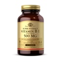 Solgar Vitamina B1 (Thiamin) - 100 comprimate - Super Potenta, 500 mg Formula - non-GMO, Vegan, Gluten Free, Kosher, Halal - 100 Serviri