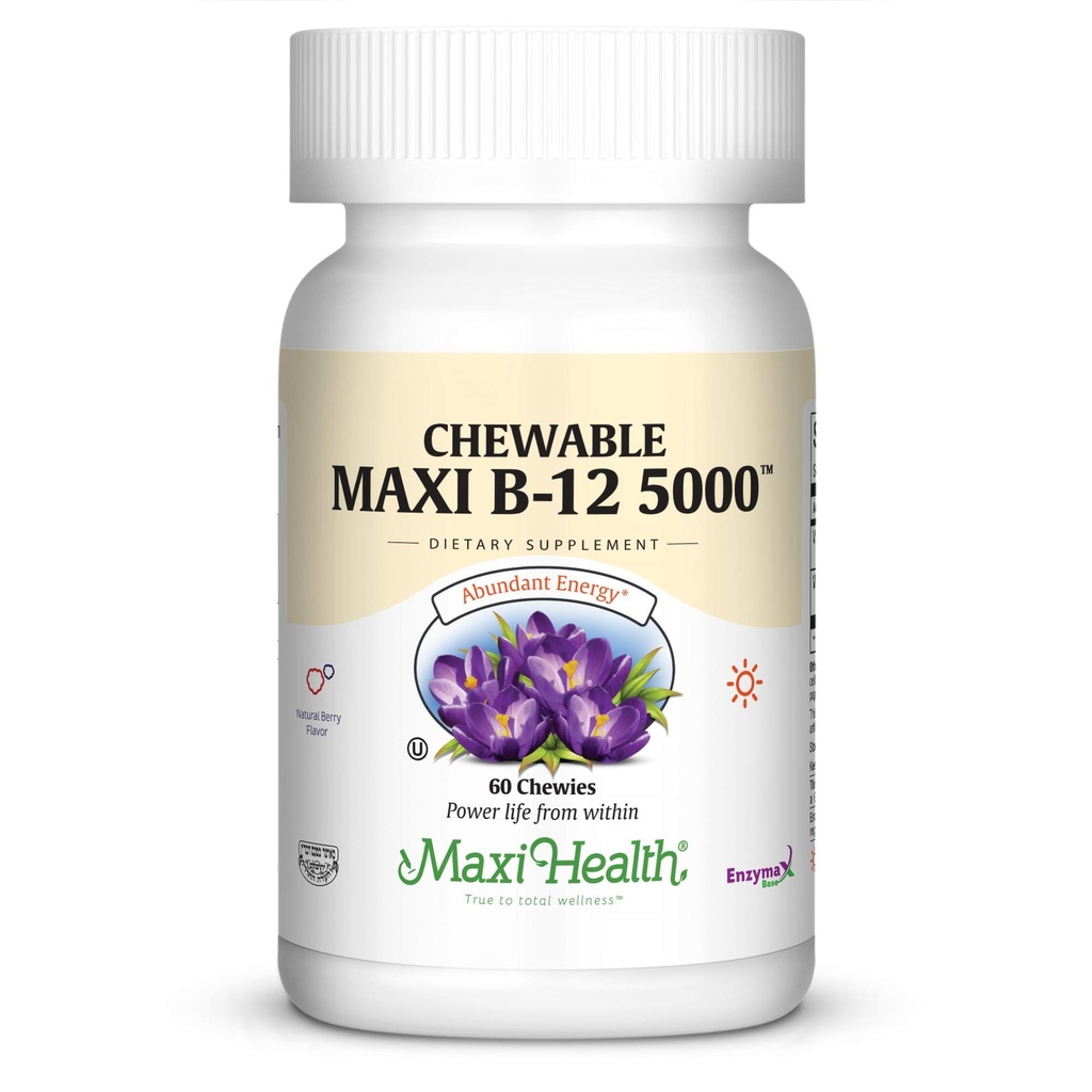 Maxi B- 12 5000 60 comprimate masticabile