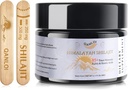 Shilajit pentru men-natural Shilajit Resin cu Humec şi Suplimentul Acid Fulen, Himalayan Shilajit Resin-120 Serving/60g (500mg)