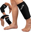 REVIX XL Shin Splints Ice Sleeve, Calf Ice Packs pentru leziuni Reusable, Genunchi, Brat & Elbow, Lower Leg Compression Cold Pack Relieves Daune osoase și de recuperare a alergării, 360° Acoperire