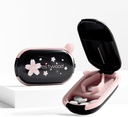 Black Small Pill Cutter Splitter cu dispozitiv de centrare pentru pastile mici și mici, Cuts Vitamine tablete, Portabil Excelent Pill Crusher pentru buzunar Purse