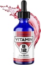 FWS lichid B12 picături Vitamina B12 Supliment 5000 mcg Methylcobalamină organică non-GMO Vegan de înaltă absorbție Metil B12 Suporturi de dozare reglabile Creșterea producției de energie